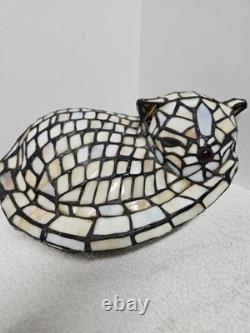 Tiffany Style Cat Lamp Home Lighting Decorate Night Light