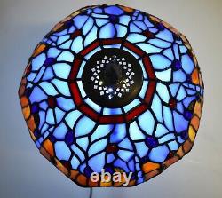 Tiffany Style Dragonfly Design Antique Handcrafted Table Desk Lamp Stained Glass