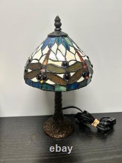 Tiffany Style Dragonfly Stained Glass Table Lamp
