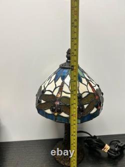 Tiffany Style Dragonfly Stained Glass Table Lamp