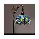 Tiffany Style Floor Lamp Dragonfly Victorian Vibrant Blue Green Stained Glass