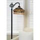 Tiffany Style Floor Lamp Elegant Victorian Parisian Formal Side Arm Living Room
