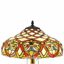 Tiffany Style Floor Lamp Living Bed Room Baroque Mission Elegant Stained Glass