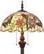Tiffany Style Floor Lamp Stained Glass Reading Task Lamp Living Room Bedroom New