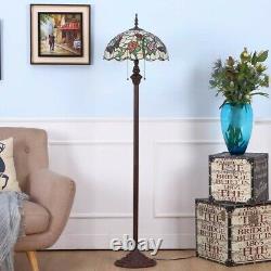 Tiffany Style Floor Lamp Stained Glass Reading Task Lamp Living room Bedroom NEW