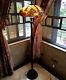 Tiffany Style Floor Lamp Standing Reading Light Stained Glass Theme Victorian