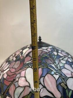 Tiffany Style Flower Stained Glass Lamp Shade 22 x 13