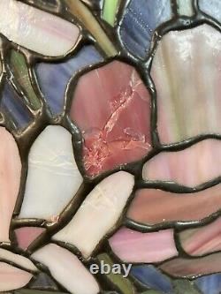 Tiffany Style Flower Stained Glass Lamp Shade 22 x 13