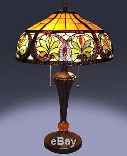 Tiffany Style Glass Sunrise Table Lamp Lamps Shade Decorative Desk Reading Light