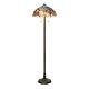 Tiffany Style Handcrafted Blue Dragonfly Floor Lamp 18 Shade