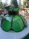 Tiffany Style Hanging Stained Glass Lamp In Great Condition
