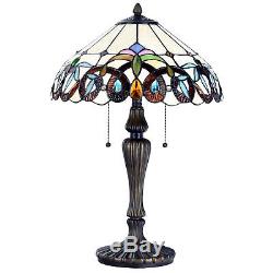 Tiffany Style Lamp Baroque Stained Glass Desk Lamp Home Decor Lighting