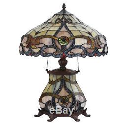 Tiffany Style Lamp Desk Lamp Floral Stained Glass Home Decor Lighting