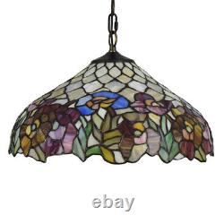 Tiffany Style Lamp Hanging Ceiling Chandelier Pendant Lighting Stained Glass