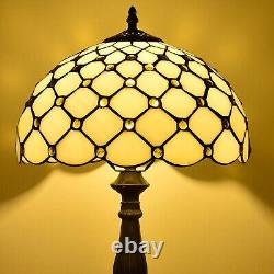 Tiffany Style Lamp Retro Handmade Lamps Stained Glass Table Lamp Accent H 18