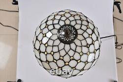 Tiffany Style Lamp Retro Handmade Lamps Stained Glass Table Lamp Accent H 18