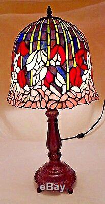 Tiffany Style Lamp Stained Glass Bell Dome Shade