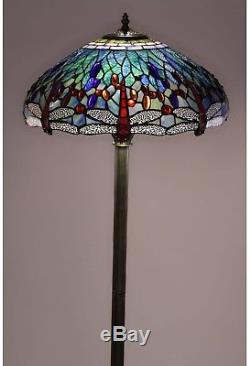 Tiffany Style Lamp Tiffany Style Dragonfly Floor Lamp Handmade Stained Glass