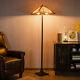 Tiffany-style Mission 2 Light Floor Lamp With 18 Stained Glass Shade Decoration