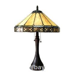 Tiffany Style Mission Arts & Crafts Stained Glass 23 Table Lamp ONE THIS PRICE