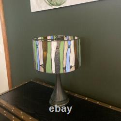 Tiffany Style Modern Stained Glass Table Lamp 2 Lights 21in Tall