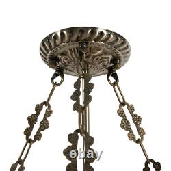 Tiffany Style Pendant Fixture Hanging Pendant Lamp Stained Glass Ceiling Light