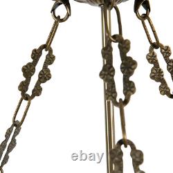 Tiffany Style Pendant Fixture Hanging Pendant Lamp Stained Glass Ceiling Light