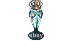 Tiffany Style Reading Lamp Luxury Multicolor Bed Table Light Stained Glass Theme