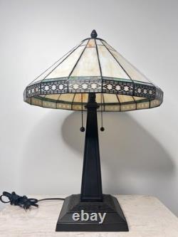 Tiffany Style Stain Glass Table Lamp