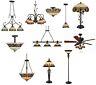 Tiffany Style Stained Glass Billiard Pendants, Ceiling Light, Chandeliers, Lamps