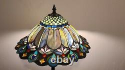 Tiffany Style Stained Glass Floor Lamp, 60 Tall, 22 Round