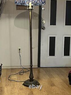 Tiffany Style Stained Glass Floor Lamp Avalon with 20 Shade FREE SHIP USA