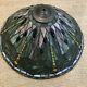 Tiffany Style Stained Glass Green And Yellow Dragonfly 20 Lamp Shade (only)