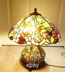 Tiffany Style Stained Glass Lamp Mosaic Base