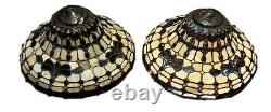 Tiffany Style Stained Glass Lamp Shade 16 1/2
