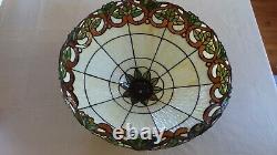 Tiffany Style Stained Glass Lamp Shade 20 Inch Diameter