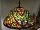Tiffany Style Stained Glass Lamp Shade And Base Table Lamp
