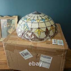 Tiffany Style Stained Glass Lamp Shade Large Pendant Floor Lamp 20