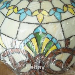 Tiffany Style Stained Glass Lamp Shade Large Pendant Floor Lamp 20