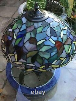 Tiffany Style Stained Glass Multi-Color Table Desk Lamp 20 Tall