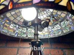 Tiffany Style Stained Glass Table Lamp