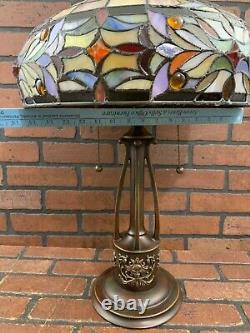 Tiffany Style Stained Glass Table Lamp