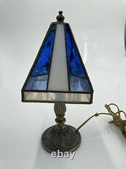 Tiffany Style Stained Glass Table Lamp 5 X 11