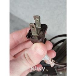 Tiffany Style Stained Glass Table Lamp Floral Rose Design Bronze Base 26.5 Inch