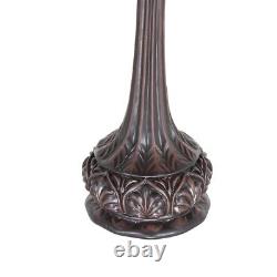 Tiffany Style Stained Glass Table Lamp with Victorian Design Shade