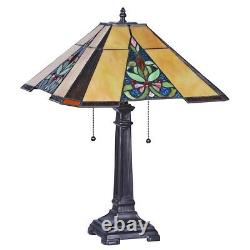 Tiffany Style Stained Glass Victorian Handcrafted Table Lamp 16 Shade