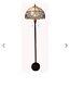Tiffany Style Stained Glass White Ornate Floor Lamp 58 New