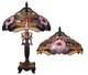 Tiffany Style Table Desk Lamp Dragonfly Stained Glass 12 Shade 27 T Stunning