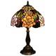 Tiffany Style Table Lamp, 12 Inch Stained Glass Lamp, Antique Table Lamp, Bed