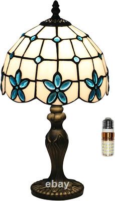 Tiffany Style Table Lamp, 8 Inch Stained Glass Lamp, Small Antique Table Lamp, B